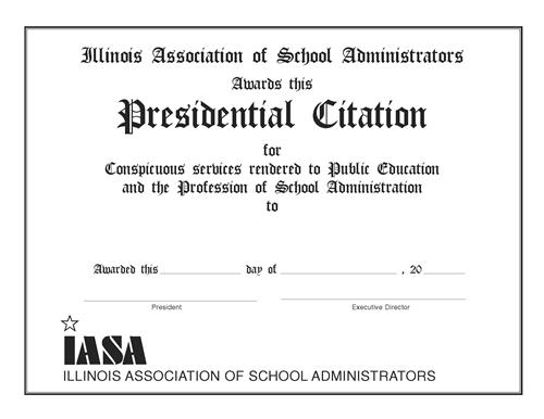 Presidential Citation 